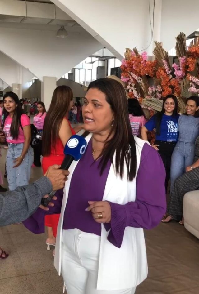 Na imagem, a Diretora da Casa da Mulher Maranhense em Imperatriz, Gabriela Bonfim, em entrevista à TV Nativa Na imagem, a Diretora da Casa da Mulher Maranhense em Imperatriz, Gabriela Bonfim, em entrevista à TV Nativa