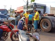 Mais acidentes graves aumentam alerta no trânsito na região Acidente na rua Duque de Caxias com Dorgival Pinheiro de Sousa, Vila Lobão