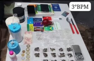 Maranhão teve mais de 130 prisões em flagrante durante o carnaval Na imagem, uma das apreensões feitas durante o carnaval em Imperatriz