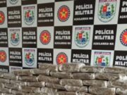 Operação conjunta da PM e PRF apreende mais de 100kg de maconha na Região Tocantina